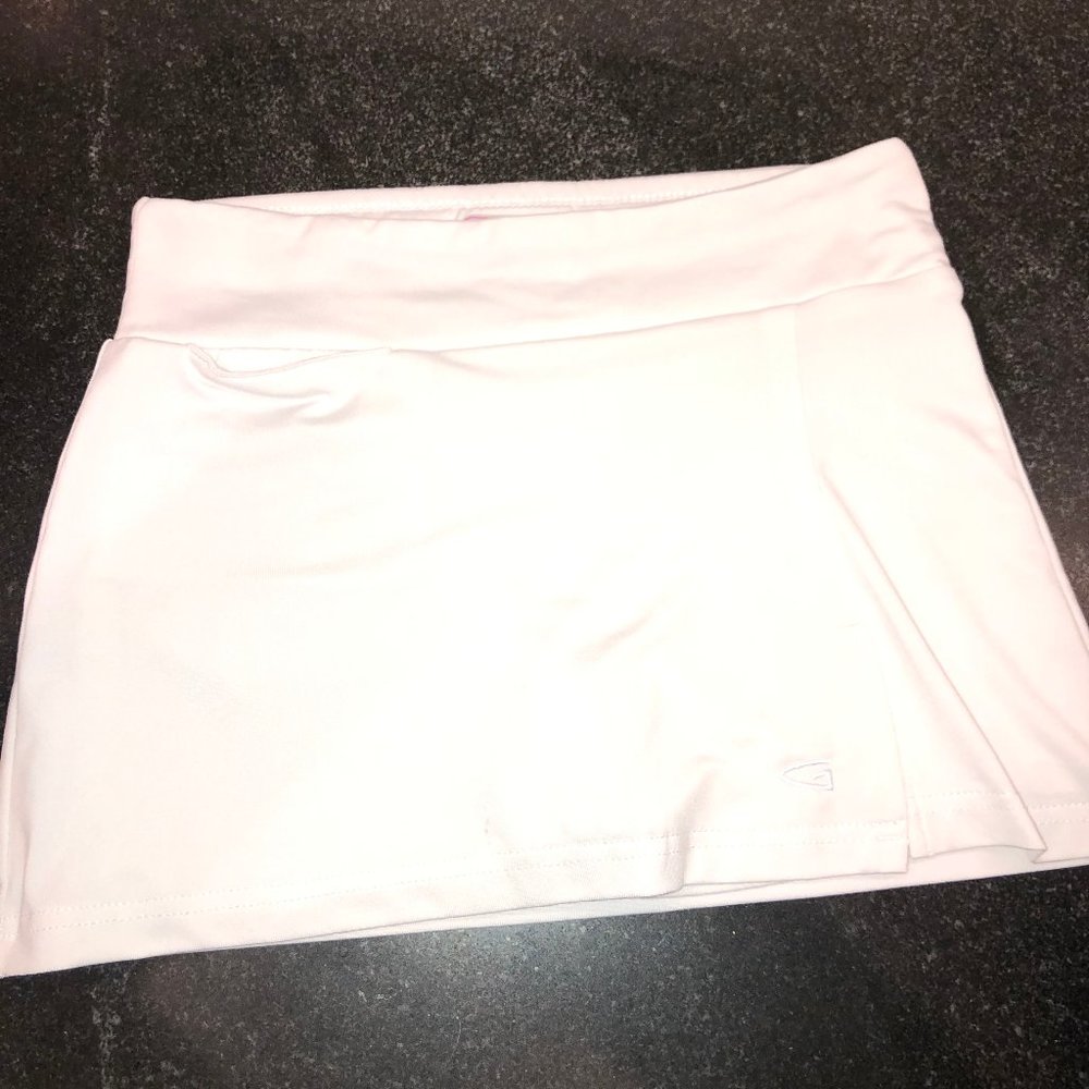 Garb Kids White Golf Skort SIZE: SMALL ages 5-6